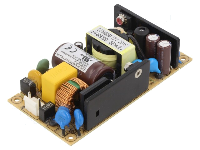 Voedingseenheid: schakelende; open; 60W; 120÷370VDC; 90÷264VAC Voedingseenheid: schakelende; open; 60W; 120÷370VDC; 90÷264VAC